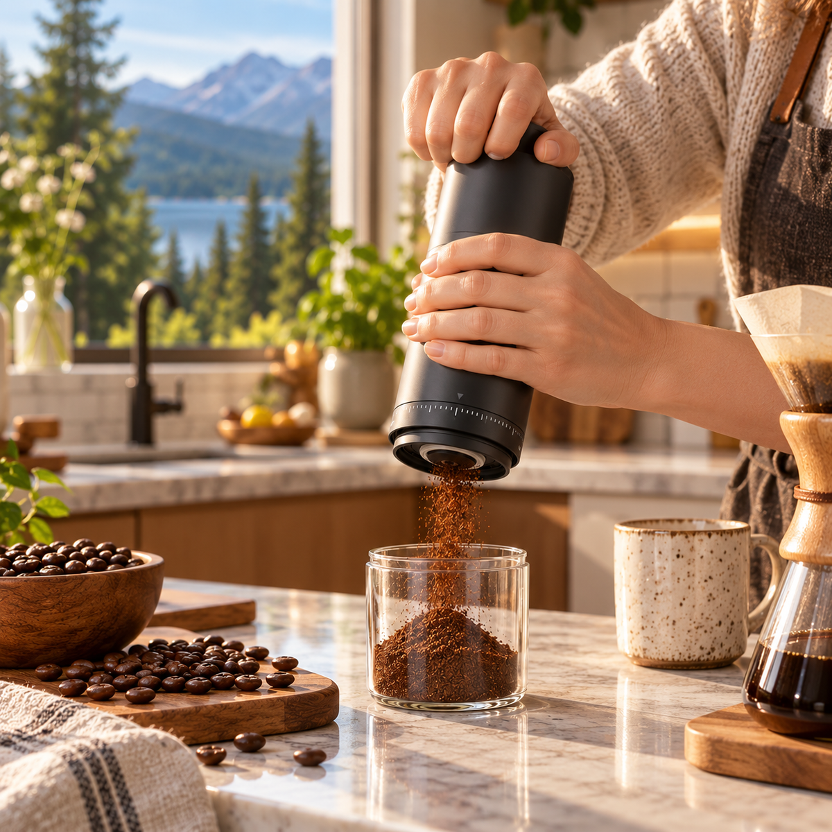 Portable Electric Coffee Grinder