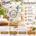 Breeze Soft Face Towels, 70 Sheets (20×20 cm)