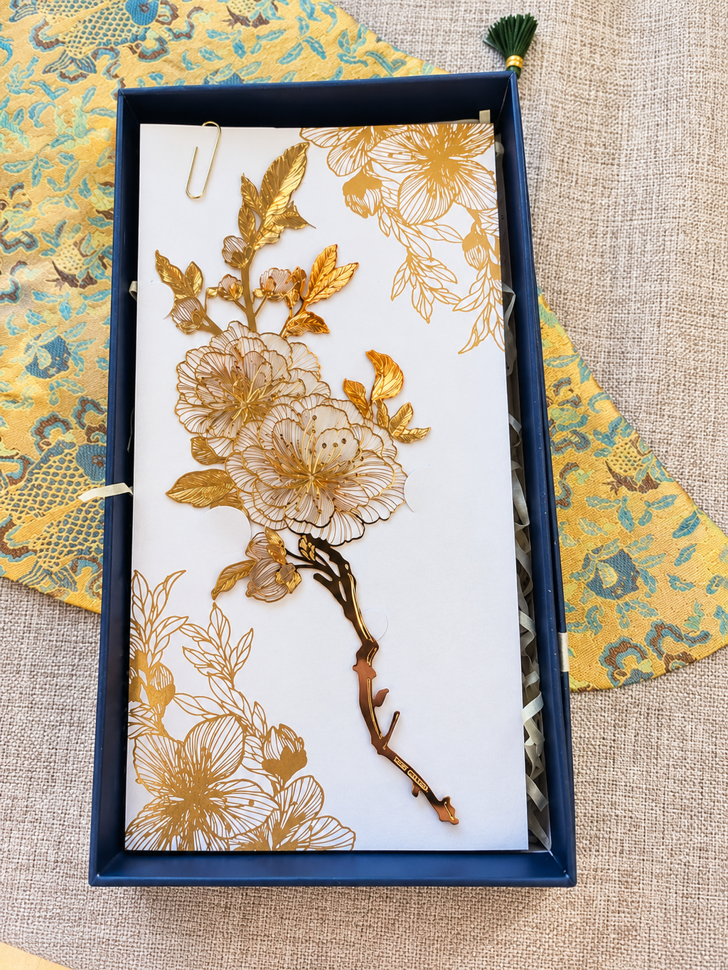 Brass Cutout Bookmark