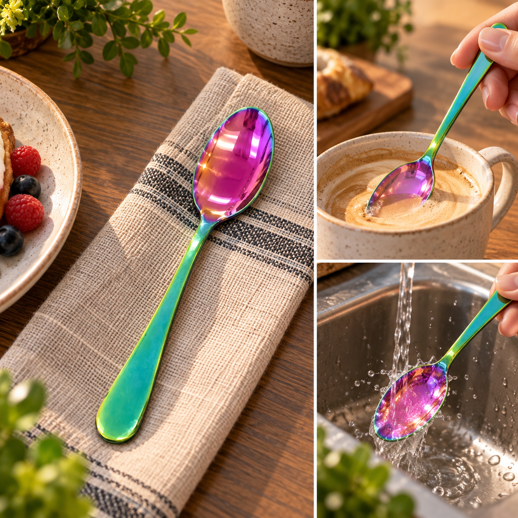 Color Coffee Spoon 12-Piece Set, view 2