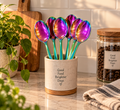 Color Coffee Spoon 12-Piece Set