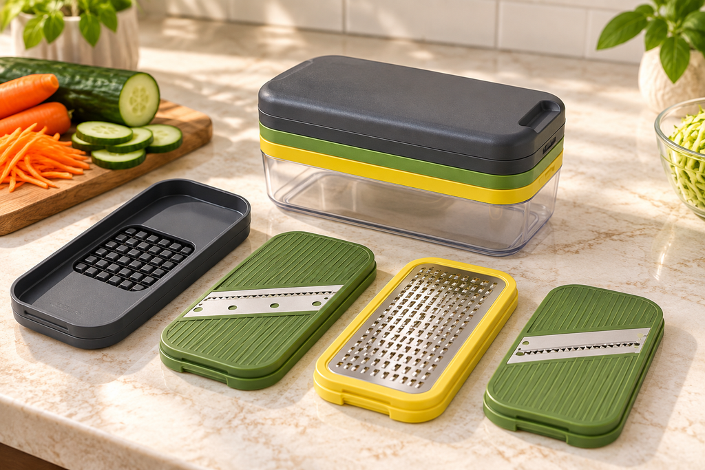 Joseph Joseph Multi-Prep 4-in-1 Grater, Slicer & Cheese Prep Set - Multicolor, view 2