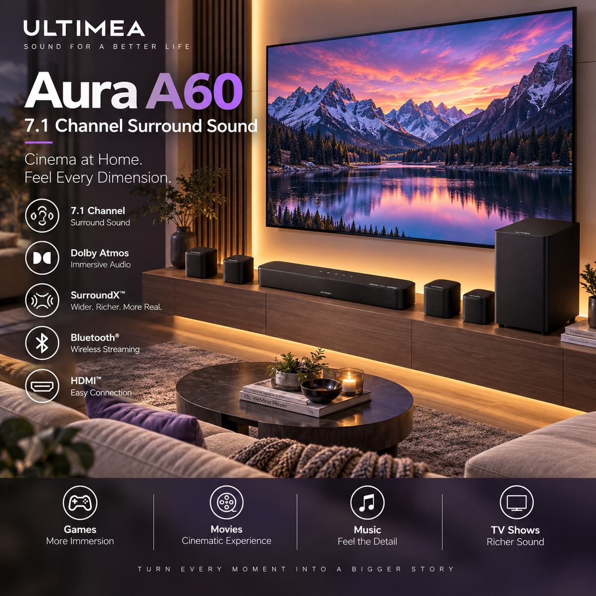 Ultimea Aura A60 Sound System