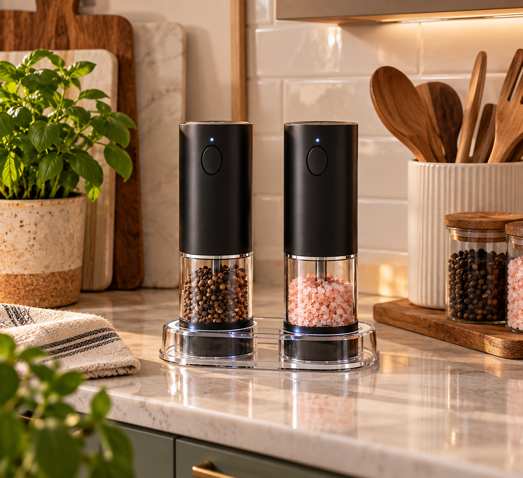 Electric Salt & Pepper Grinder Set (KYMQ-32A), view 2