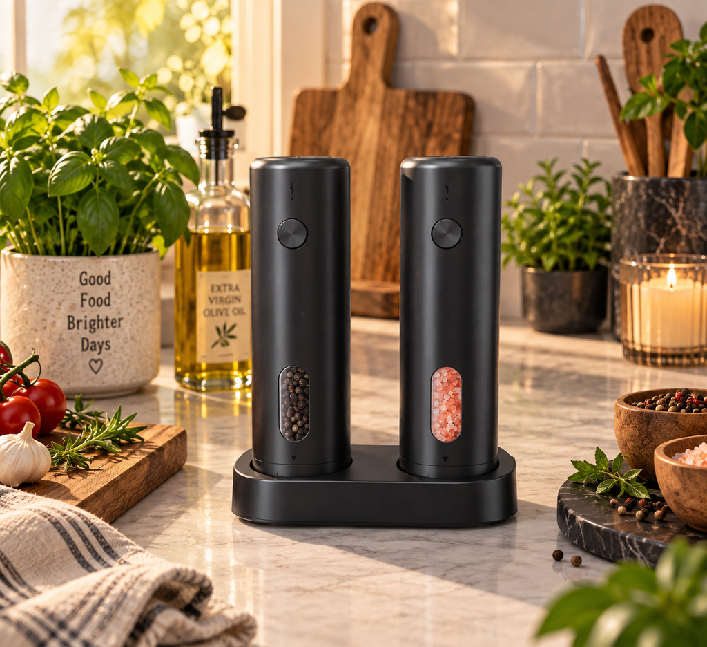 Electric Salt & Pepper Grinder Set (KYMQ-65C)