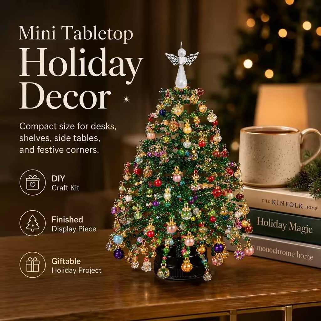 DIY light up beaded tree kit, view 4