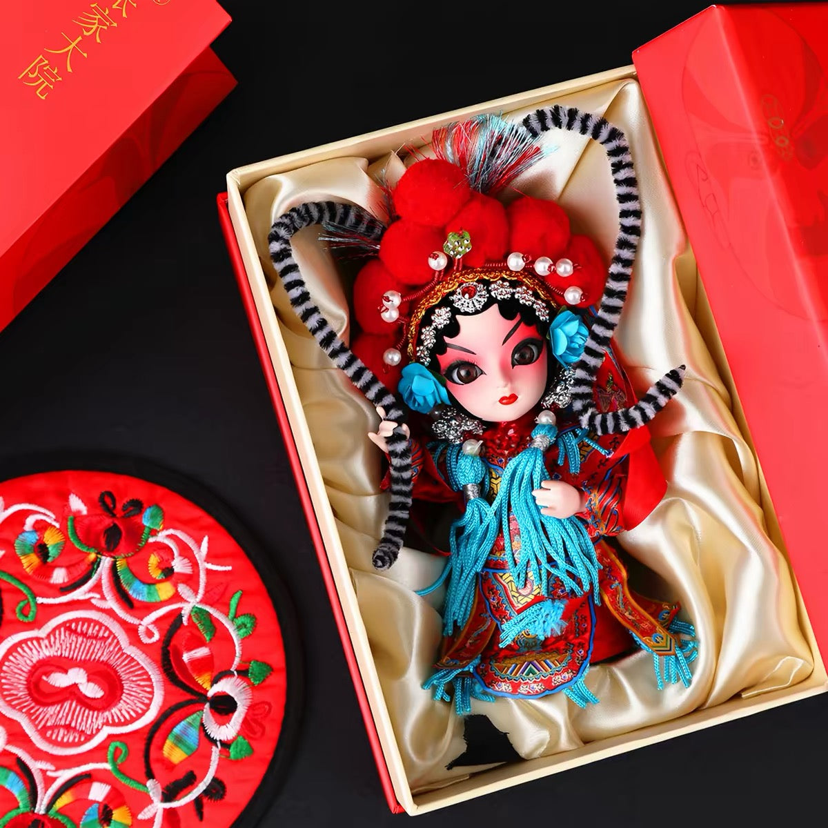 Handmade Chinese Silk Figurine