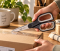 Universal Scissors with Built-in Box Cutter