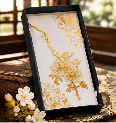 Brass Cutout Bookmark