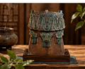 Xi Fa Cai Bronze Vessel Fridge Magnet