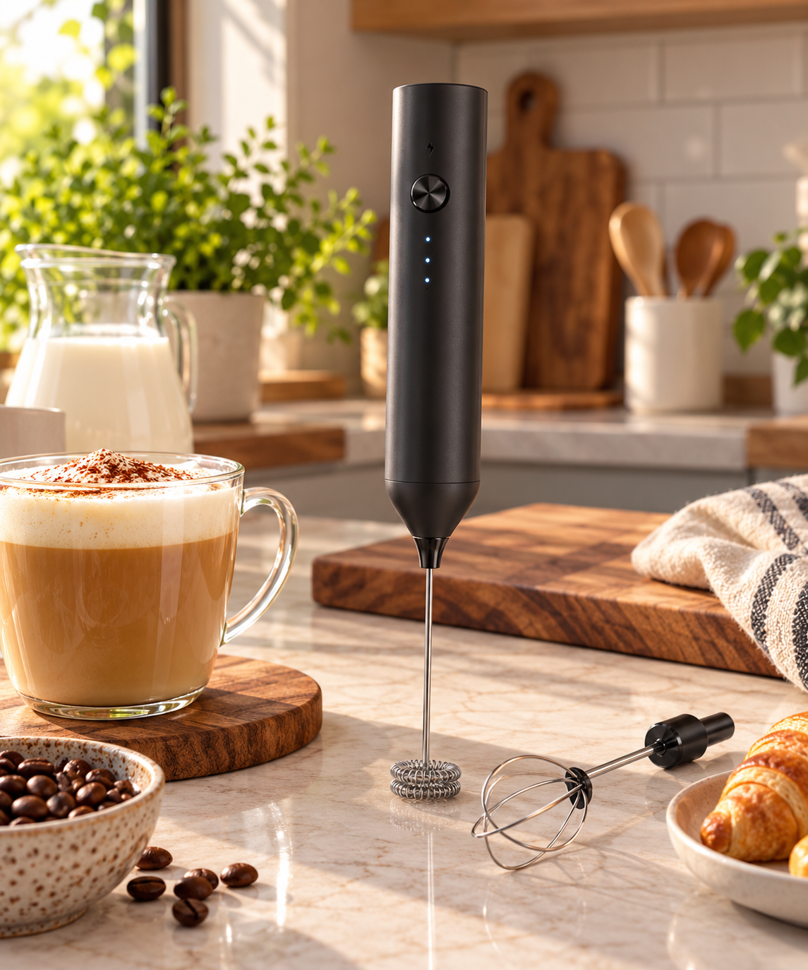 Rechargeable Milk Frother (KJBQ-13)
